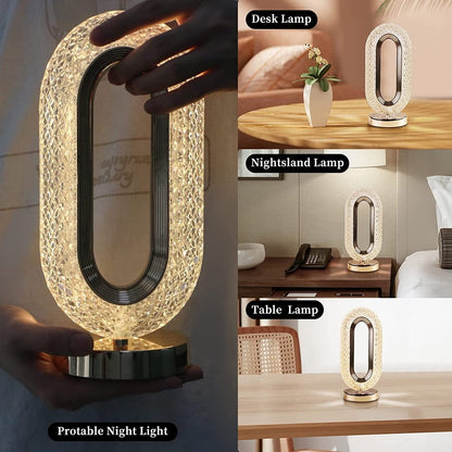 Luxury Crystal Designer LED Table Lamp Night Light