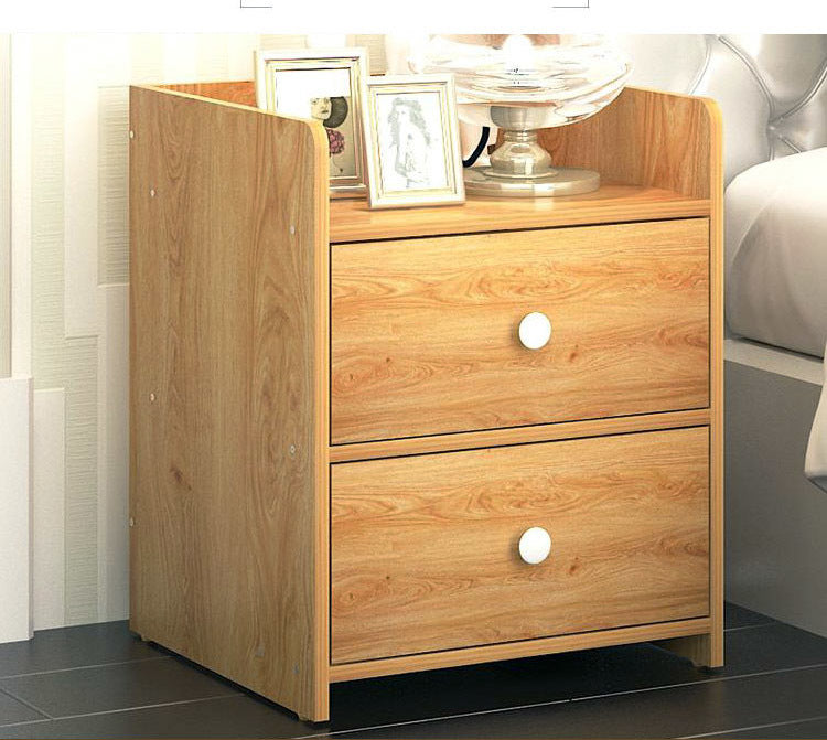 Varossa Classic Bedside Table / Chest of Drawers (Natural Oak)