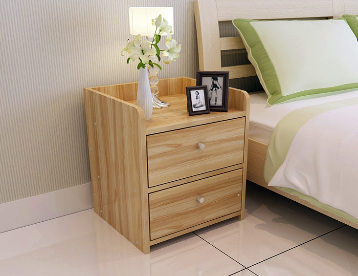 Varossa Classic Bedside Table / Chest of Drawers (Natural Oak)