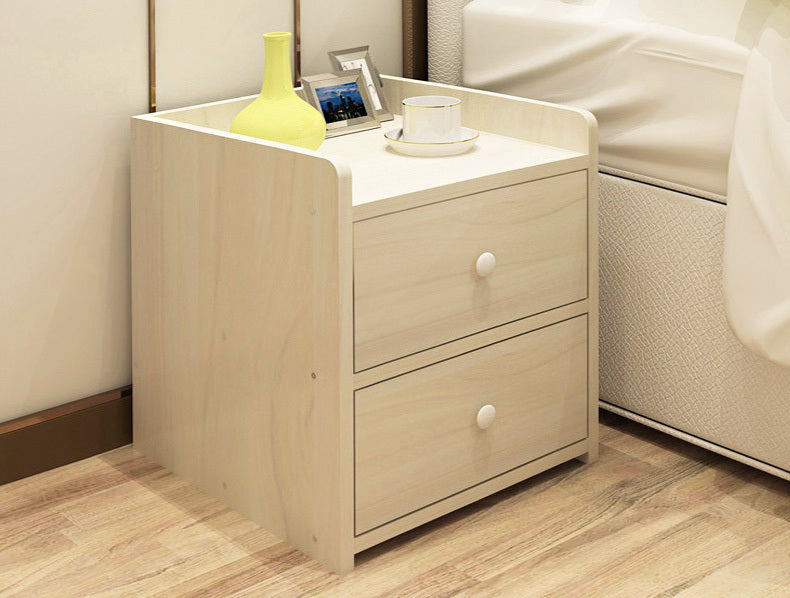 Varossa Classic Bedside Table / Chest of Drawers (White Oak)