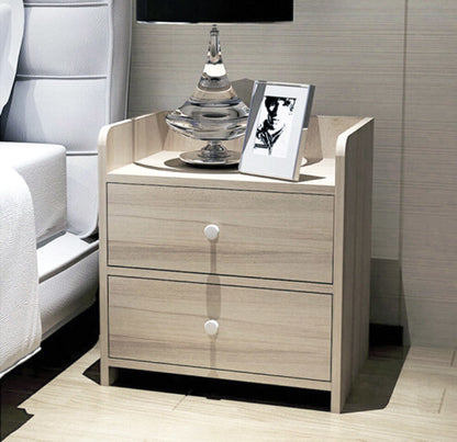 Varossa Classic Bedside Table / Chest of Drawers (White Oak)