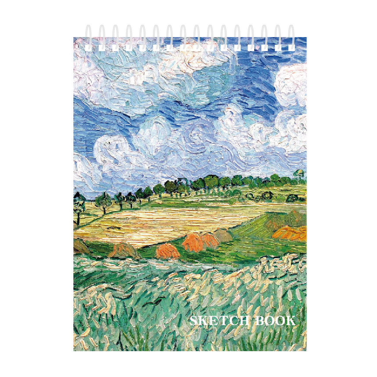 Large 8K Premium Sketch Book Art Drawing Painting Sketching Notebook (Plain near Auvers)