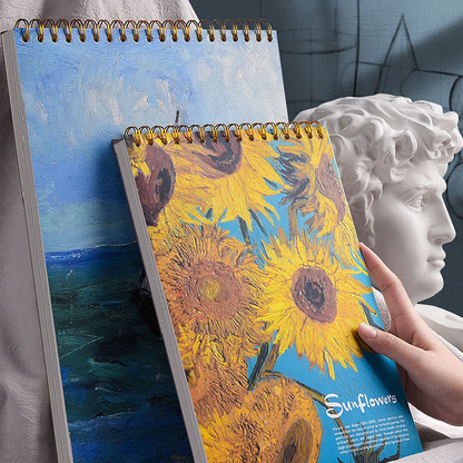 Large 8K Premium Sketch Book Art Drawing Painting Sketching Notebook (Sunflower)