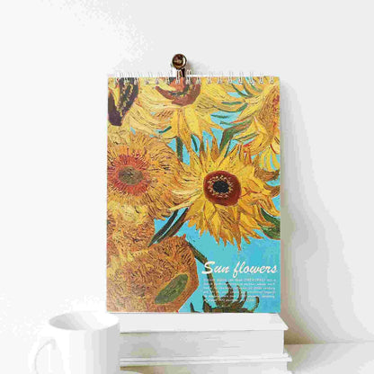 Large 8K Premium Sketch Book Art Drawing Painting Sketching Notebook (Sunflower)