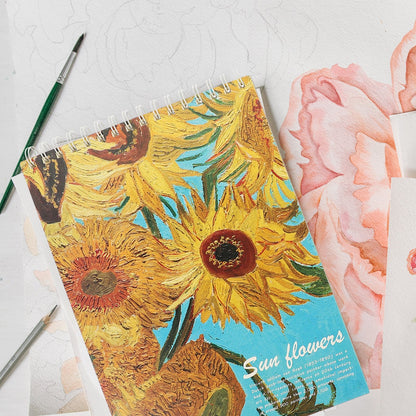 Large 8K Premium Sketch Book Art Drawing Painting Sketching Notebook (Sunflower)