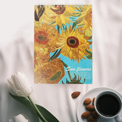 Large 8K Premium Sketch Book Art Drawing Painting Sketching Notebook (Sunflower)