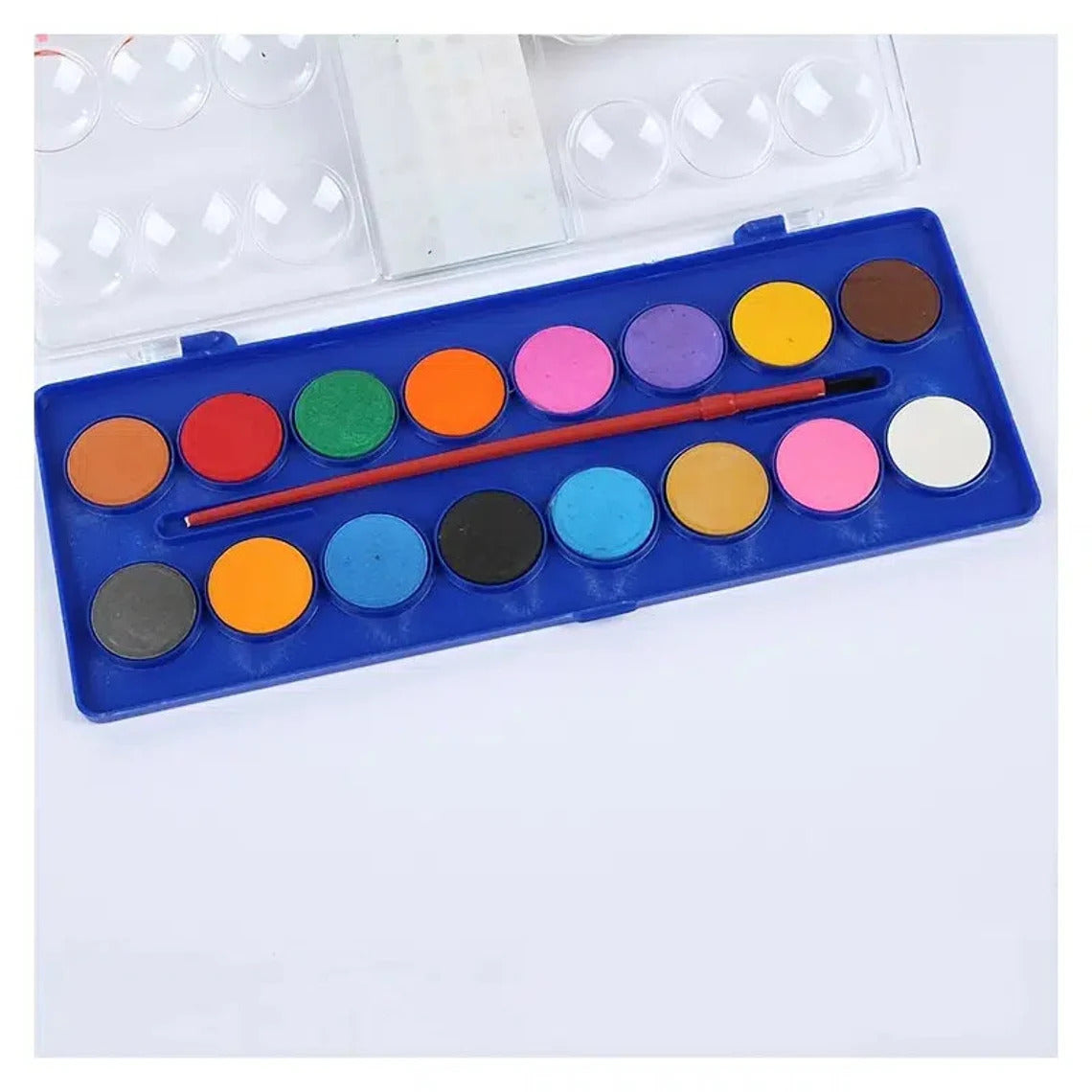 12 Pack Water Colours Powder Paint Kids Painting Ink Art Supplies Set