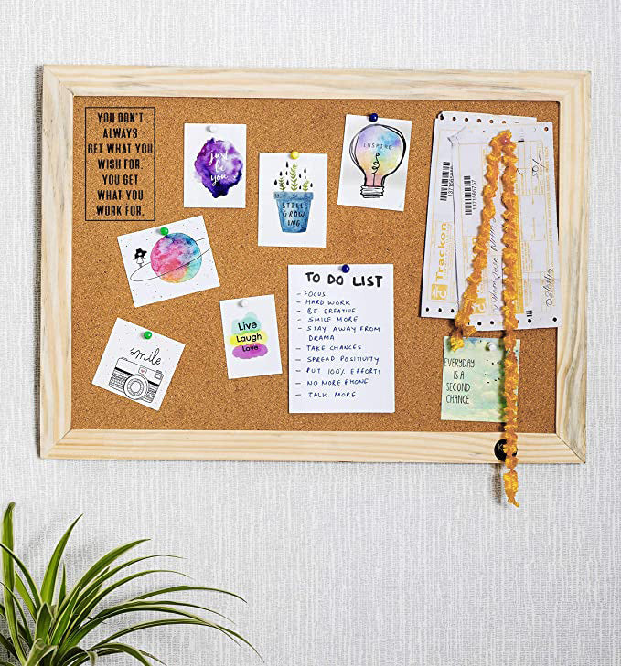 Pinboard Message Bulletin Notice Memo Board Corkboard (20 x 30cm)