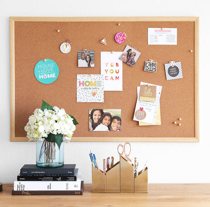 Large Pinboard Message Bulletin Notice Memo Board Corkboard (60 x 90cm)