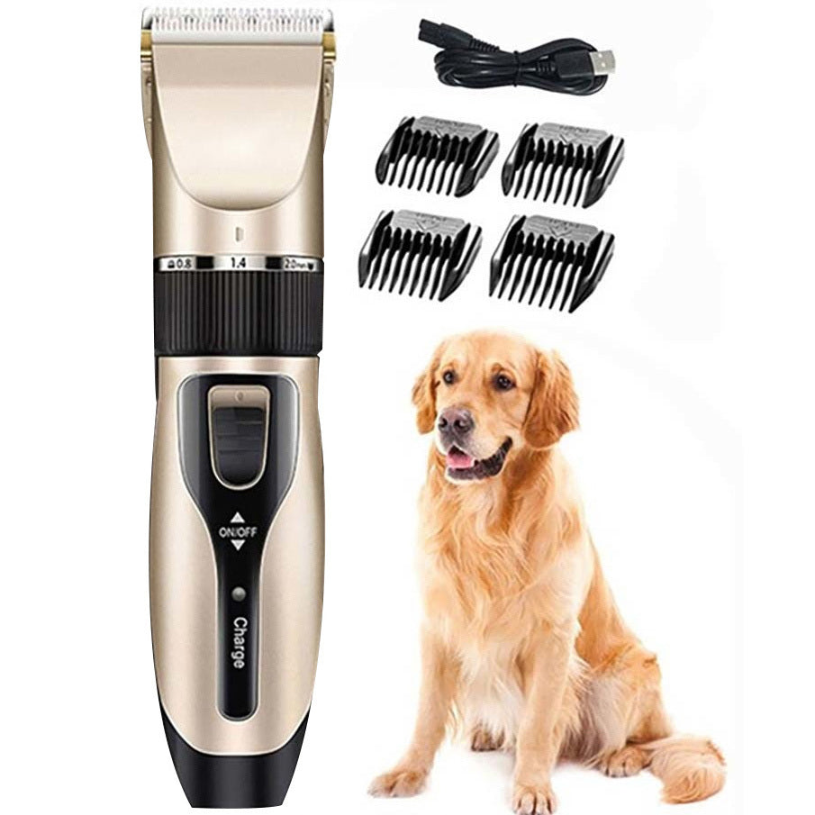 Electric Pet Hair Clippers Rechargeable Cordless Dog Shaver Set