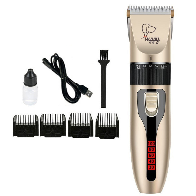 Electric Pet Hair Clippers Rechargeable Cordless Dog Shaver Set