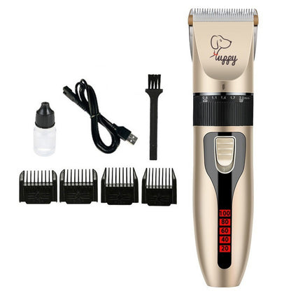 Electric Pet Hair Clippers Rechargeable Cordless Dog Shaver Set