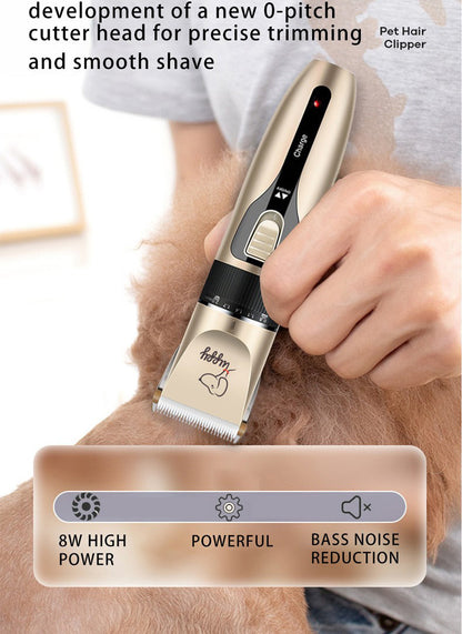 Electric Pet Hair Clippers Rechargeable Cordless Dog Shaver Set