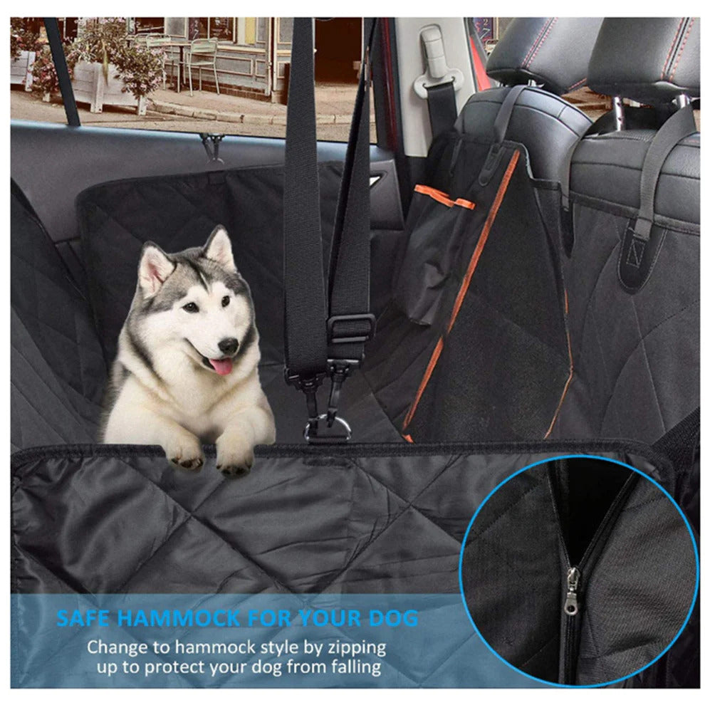 Deluxe Pet Car SUV Seat Cover Dog Waterproof Protector Dog Hammock Travel Mat