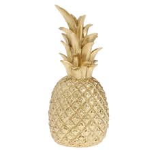 Luxury Gold Pineapple Sculpture Desktop Ornament Decor