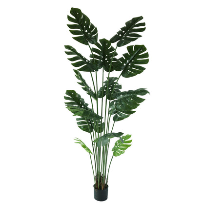 2 X 150cm Large Artificial Monstera Plant Philodendron Tree In Pot