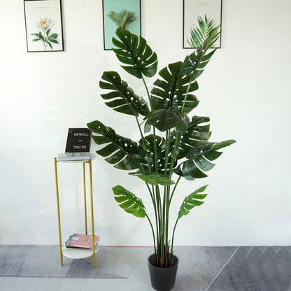 2 X 150cm Large Artificial Monstera Plant Philodendron Tree In Pot