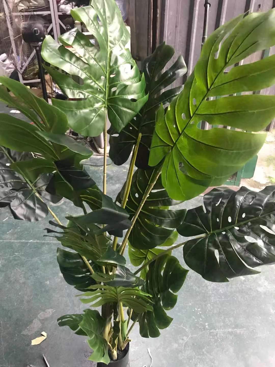 2 X 150cm Large Artificial Monstera Plant Philodendron Tree In Pot