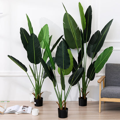 2 X 120cm Bird of Paradise Artificial Potted Plant Tree In Pot