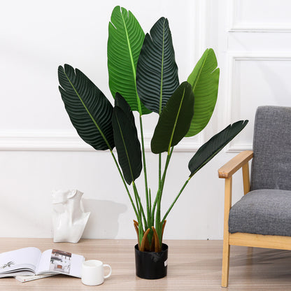 2 X 120cm Bird of Paradise Artificial Potted Plant Tree In Pot