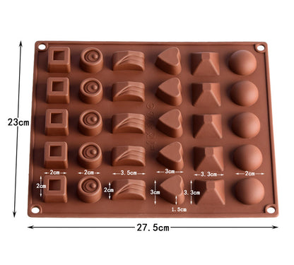 30 Grids Multishape Multifunction Baking Molds Cake Cookie Chocolate Candy Mould