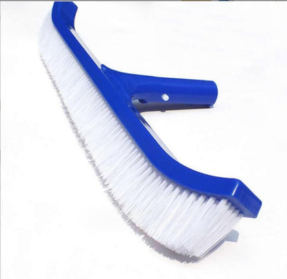 45cm Curved Pool Brush with Nylon Bristles for Cleaning Swimming Pool Walls