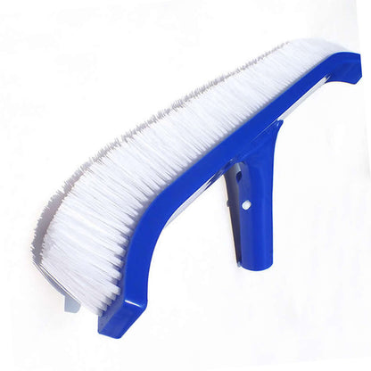 45cm Curved Pool Brush with Nylon Bristles for Cleaning Swimming Pool Walls