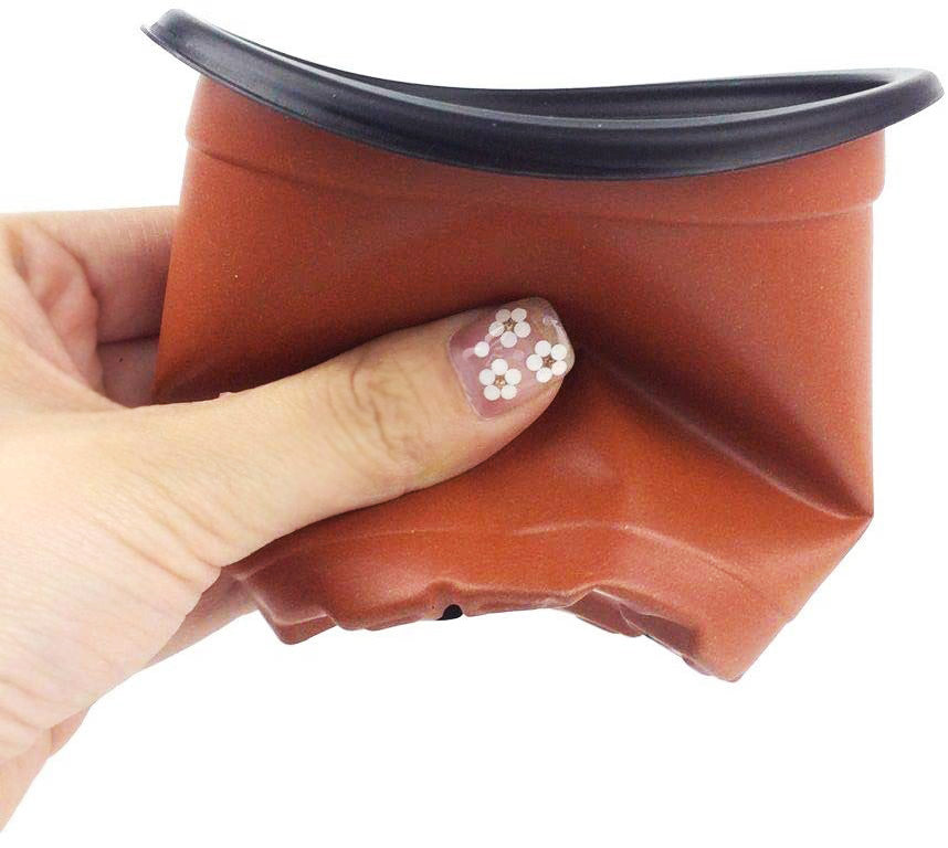 100 X Plant Flower Garden Pots Nursery Seedlings Pot Growing Container (120mm)