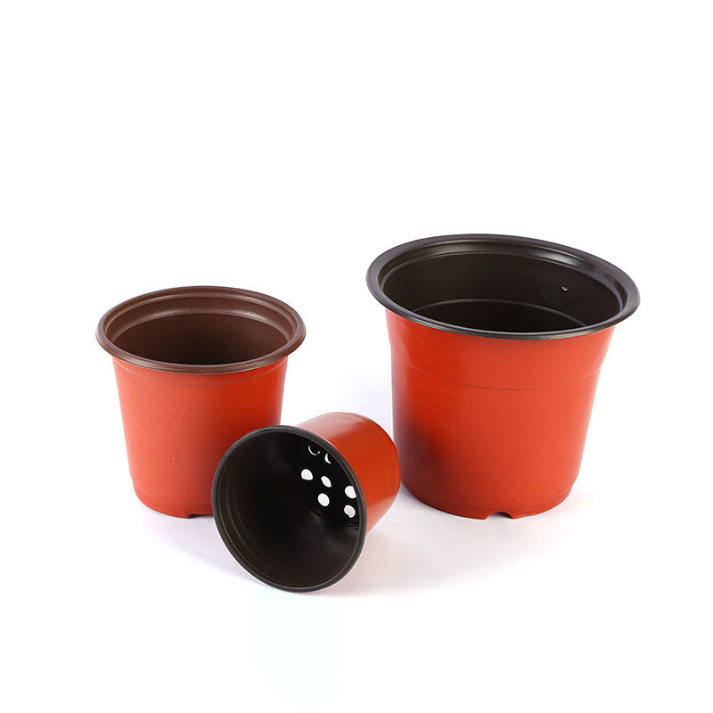 100 X Plant Flower Garden Pots Nursery Seedlings Pot Growing Container (120mm)