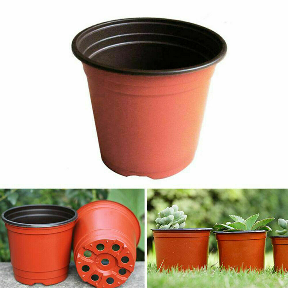 100 X Plant Flower Garden Pots Nursery Seedlings Pot Growing Container (120mm)