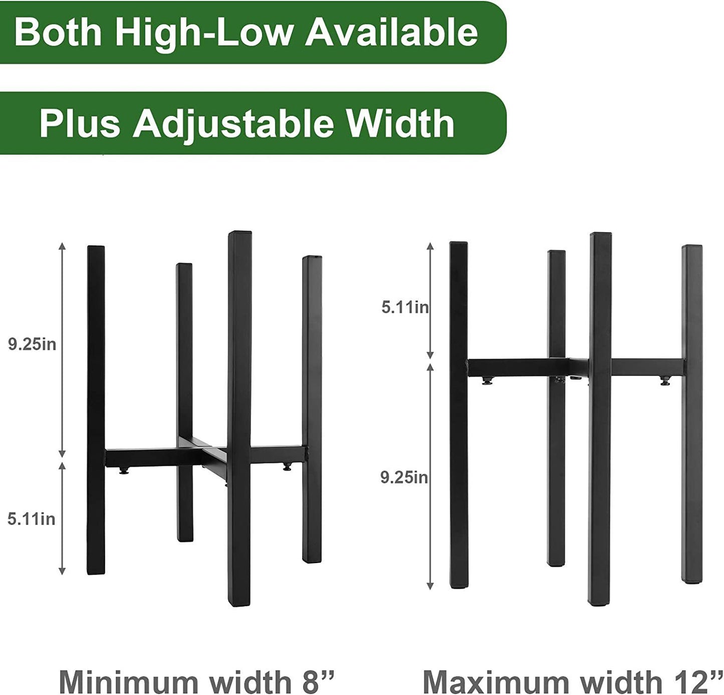 Adjustable Metal Plant Stand Display Rack Large Flower Pot Holder