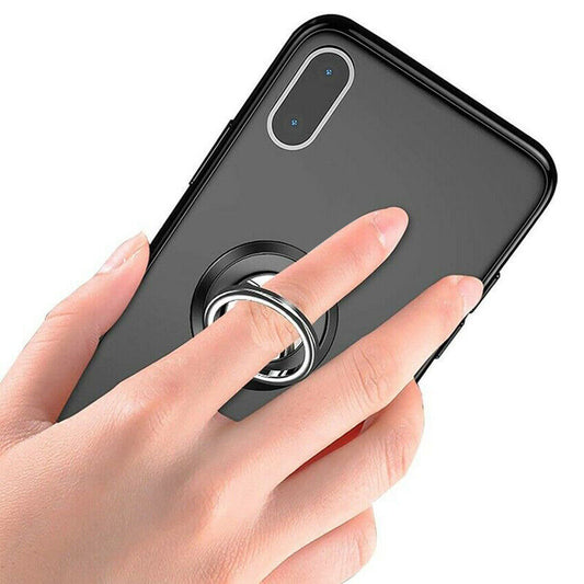 Universal Mobile Phone Stand Finger Ring Holder Magnetic Car Mount