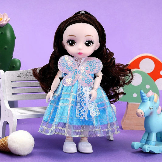 Princess Doll with Flexible Joints & Luxury Dress