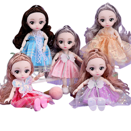 Princess Doll with Flexible Joints & Luxury Dress