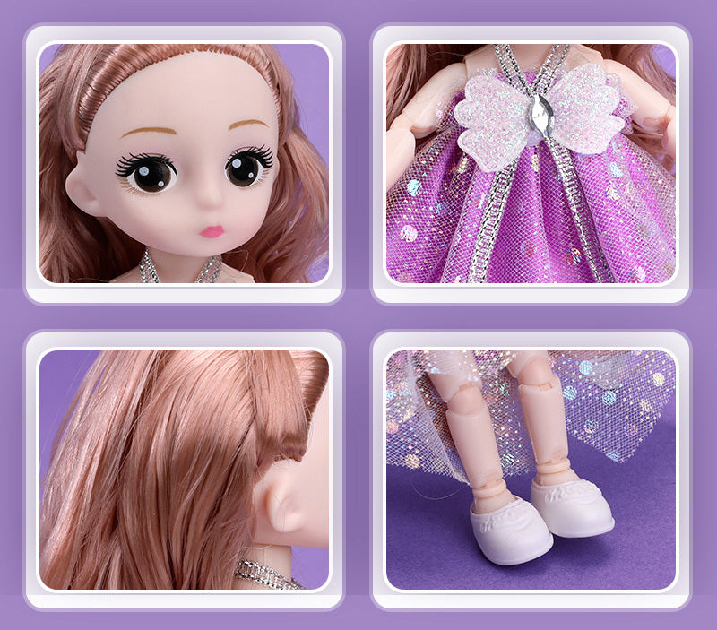 Princess Doll with Flexible Joints & Luxury Dress