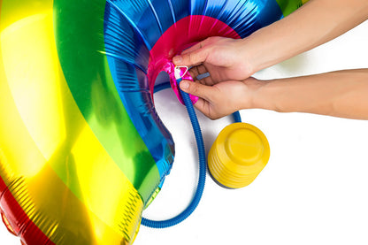 Foot Operated Air Pump Inflatable Toy Balloon Ball Multi-Function Inflator