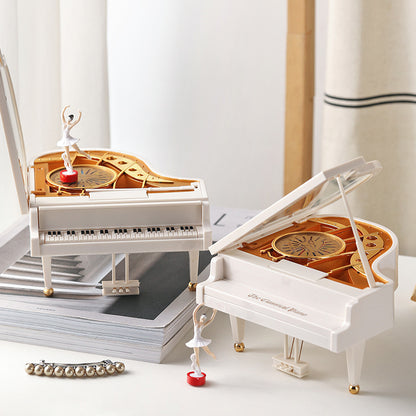 Classic Piano Dancing Ballerina Music Box