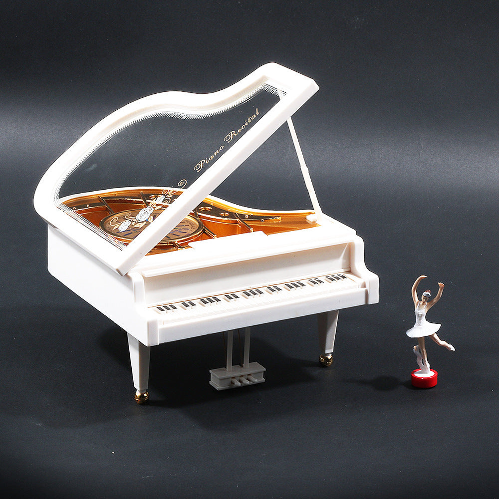 Classic Piano Dancing Ballerina Music Box