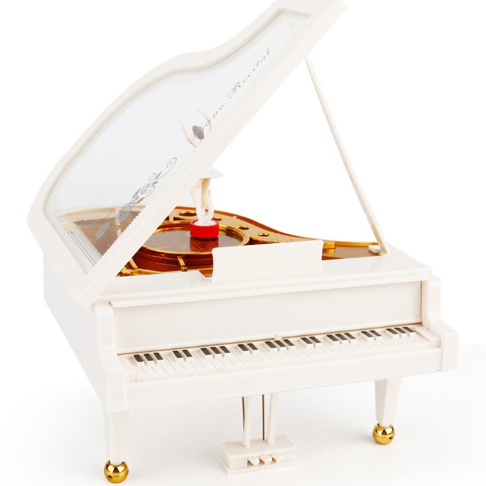 Classic Piano Dancing Ballerina Music Box