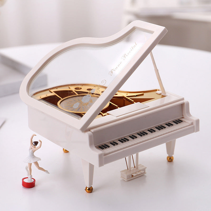 Classic Piano Dancing Ballerina Music Box