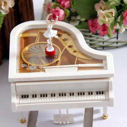 Classic Piano Dancing Ballerina Music Box