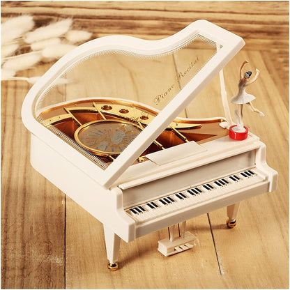 Classic Piano Dancing Ballerina Music Box