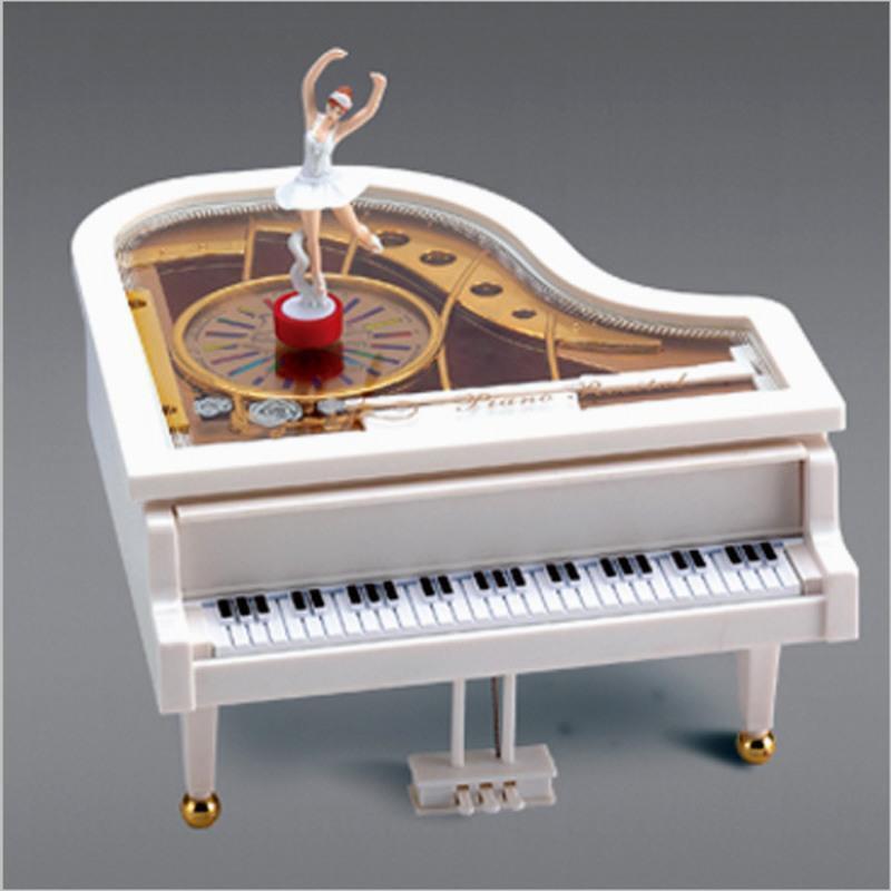 Classic Piano Dancing Ballerina Music Box