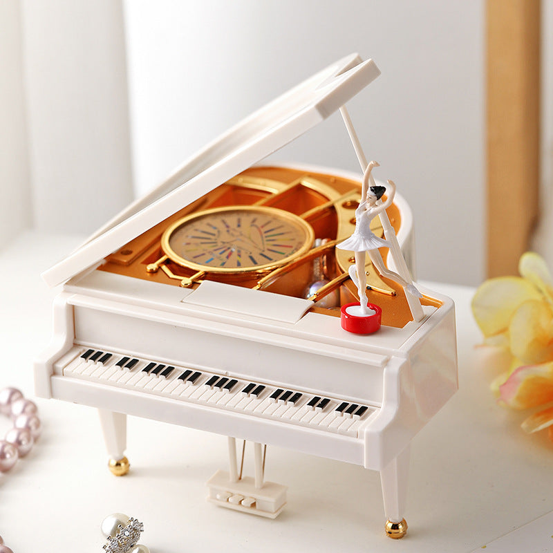 Classic Piano Dancing Ballerina Music Box