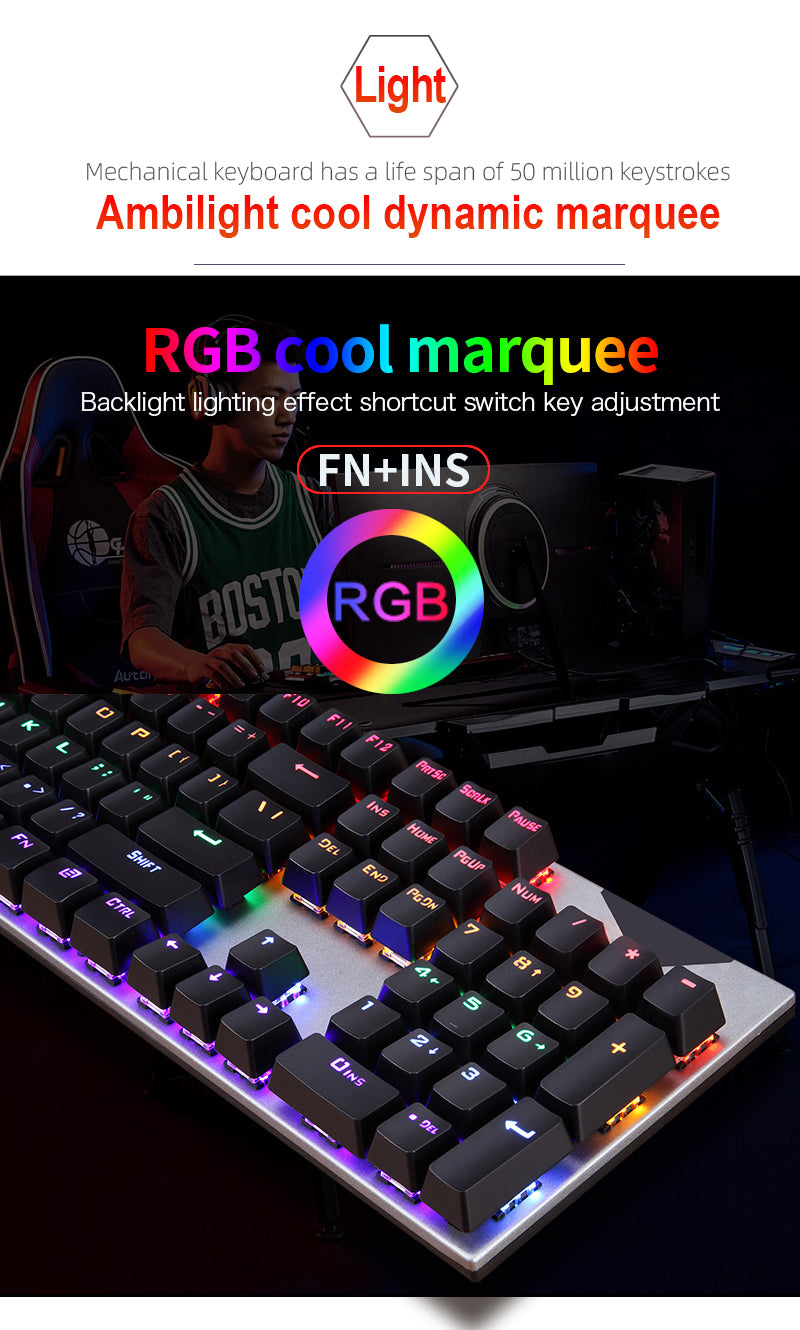 Pro Gaming RGB True Mechanical Keyboard