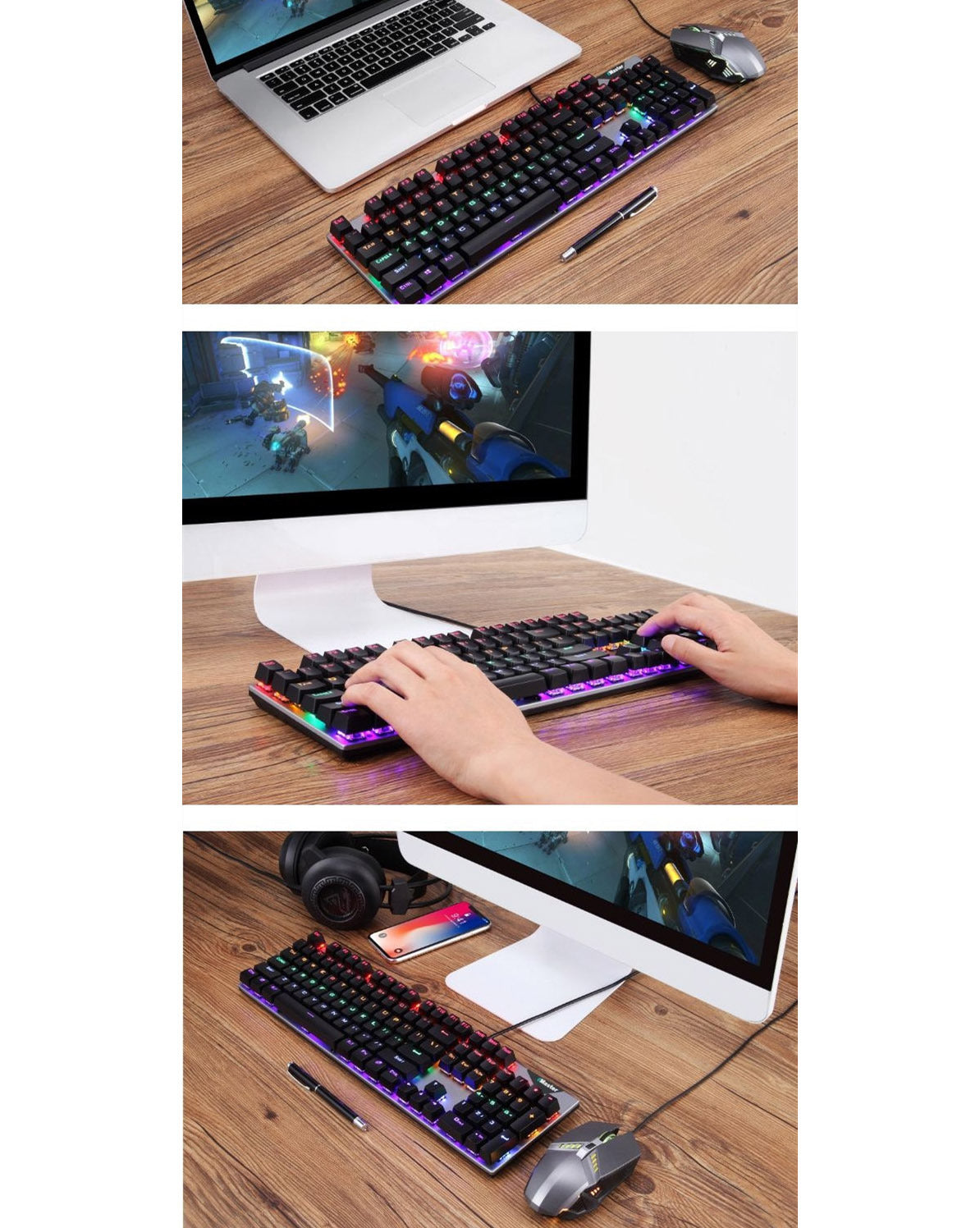 Pro Gaming RGB True Mechanical Keyboard