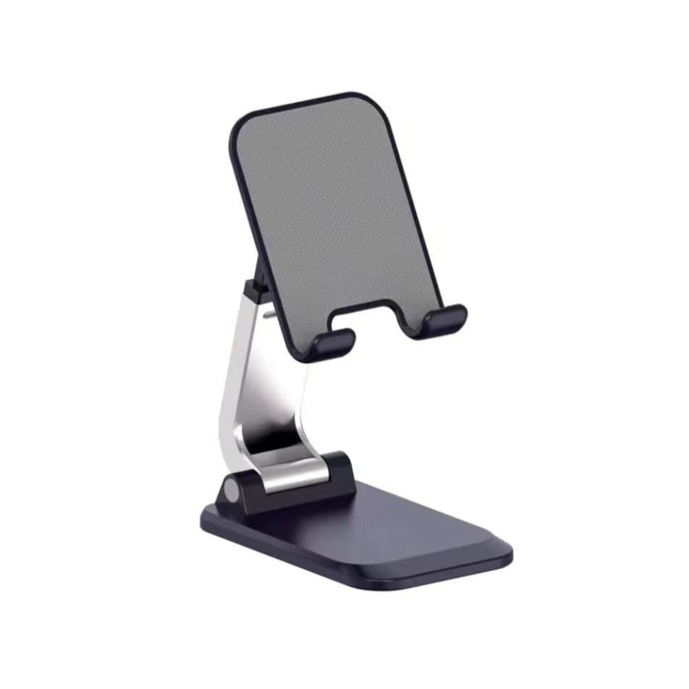 Universal Adjustable Mobile Phone Tablet iPad Desktop Metal Stand Holder (Black)