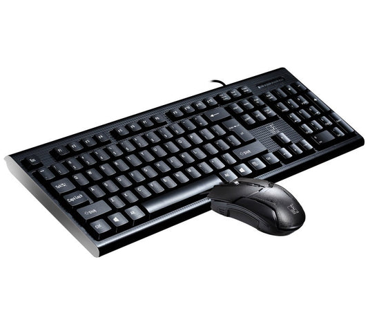 Office Professional Wired Keyboard and Mouse Combo Suit Set