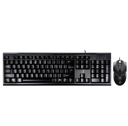 Office Professional Wired Keyboard and Mouse Combo Suit Set