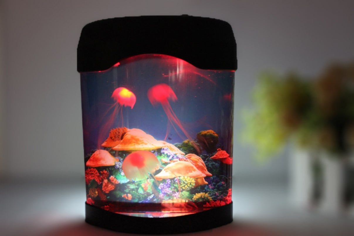 Jellyfish Tank Sea Water Lamp Jelly Fish Colour-Changing Night Light